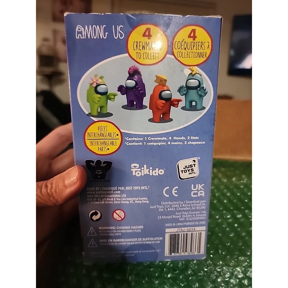 Among Us Purple Crewmate Action Figure Series 2, Walmart Exclusive, w/Mohawk‎
